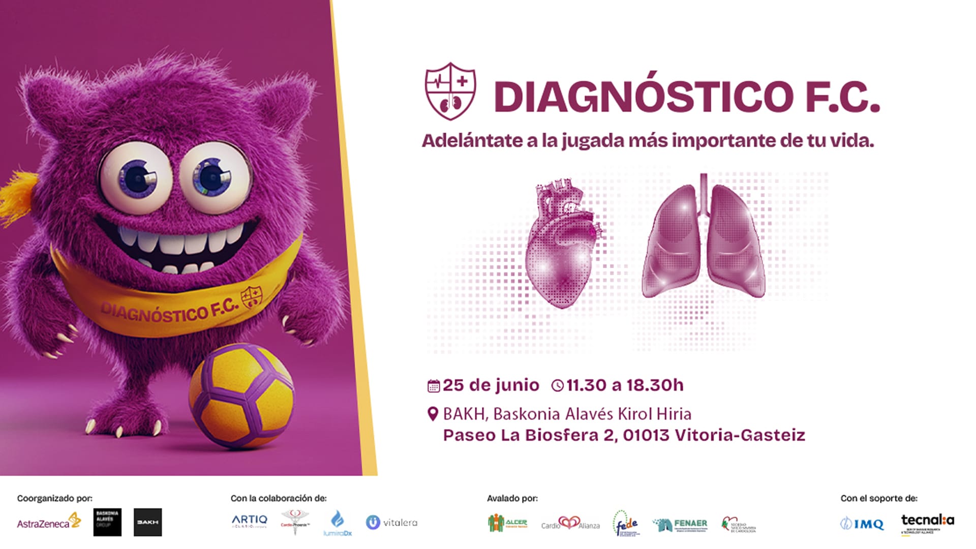 El Grupo Baskonia Alavés y AstraZeneca, unidos por la salud y la prevención